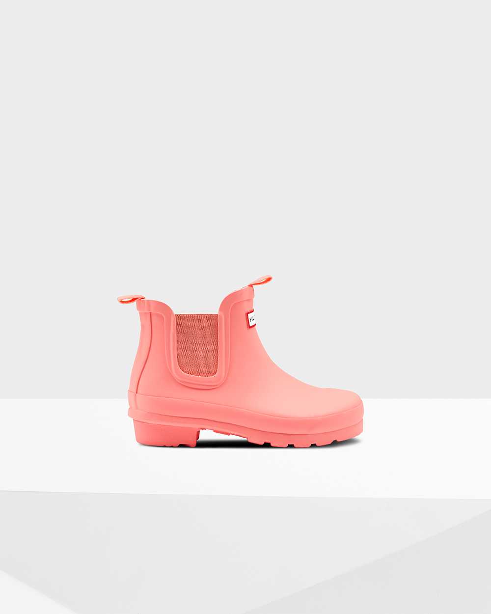 Hunter Original Big Kids Chelsea Boots NZ-50831Z Pink